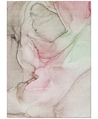 Addison Chantille Machine Washable Acn502 3'x5' Area Rug In Rose