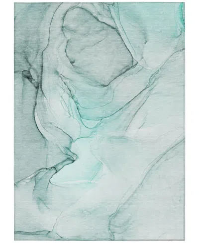 Addison Chantille Machine Washable Acn502 9'x12' Area Rug In Ocean