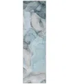Addison Chantille Machine Washable Acn504 2'3x7'6 Runner Area Rug In Ocean