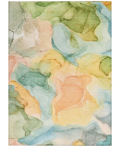 Addison Chantille Machine Washable Acn504 5'x7'6 Area Rug In Blue