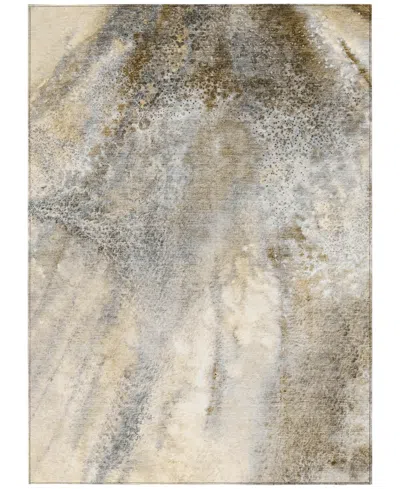 Addison Chantille Machine Washable Acn505 2'6x3'10 Area Rug In Beige