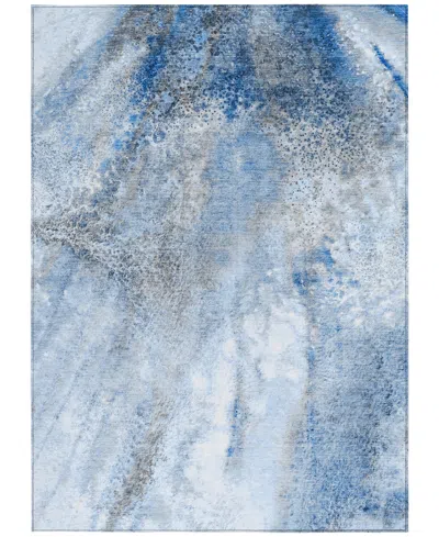 Addison Chantille Machine Washable Acn505 2'6x3'10 Area Rug In Blue