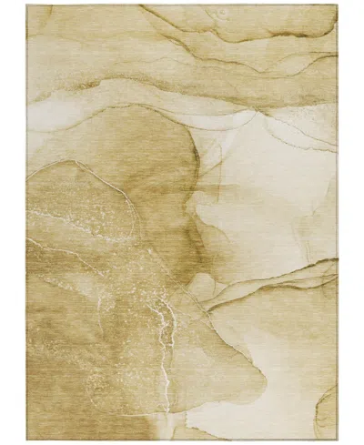Addison Chantille Machine Washable Acn507 2'6x3'10 Area Rug In Beige