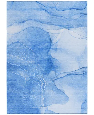 Addison Chantille Machine Washable Acn507 5'x7'6 Area Rug In Blue