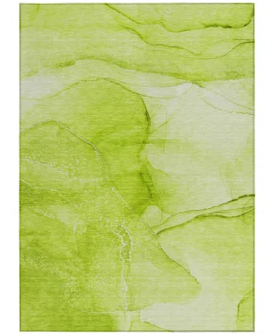 Addison Chantille Machine Washable Acn507 9'x12' Area Rug In Green