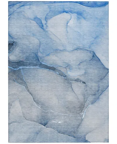 Addison Chantille Machine Washable Acn508 2'6x3'10 Area Rug In Blue