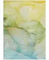 Addison Chantille Machine Washable Acn508 8'x10' Area Rug In Green
