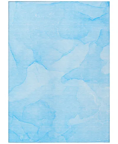 Addison Chantille Machine Washable Acn509 9'x12' Area Rug In Blue