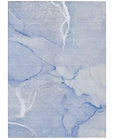 Addison Chantille Machine Washable Acn510 2'6x3'10 Area Rug In Blue
