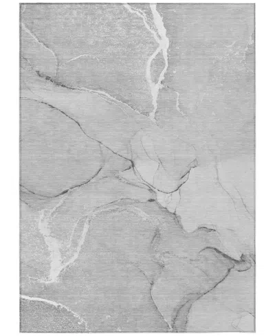 Addison Chantille Machine Washable Acn510 5'x7'6 Area Rug In Gray