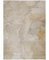 Addison Chantille Machine Washable Acn511 2'6x3'10 Area Rug In Beige