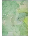 Addison Chantille Machine Washable Acn511 2'6x3'10 Area Rug In Green