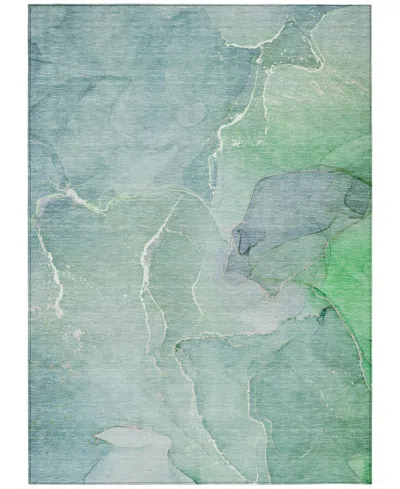 Addison Chantille Machine Washable Acn511 8'x10' Area Rug In Ocean