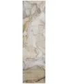 Addison Chantille Machine Washable Acn512 2'3x7'6 Runner Area Rug In Beige