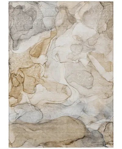Addison Chantille Machine Washable Acn512 5'x7'6 Area Rug In Beige