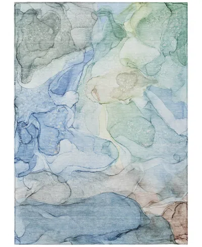 Addison Chantille Machine Washable Acn512 8'x10' Area Rug In Blue