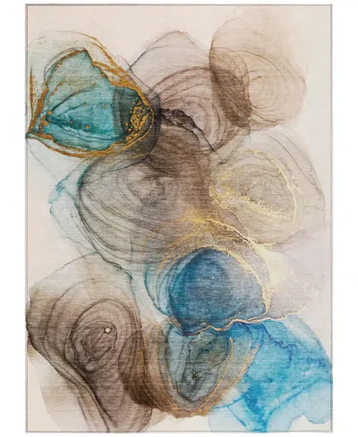 Addison Chantille Machine Washable Acn513 8'x10' Area Rug In Beige