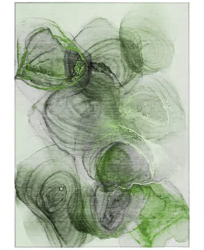 Addison Chantille Machine Washable Acn513 9'x12' Area Rug In Olive