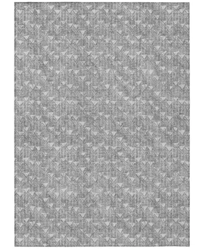 Addison Chantille Machine Washable Acn514 10'x14' Area Rug In Gray