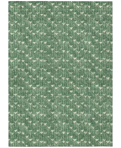 Addison Chantille Machine Washable Acn514 10'x14' Area Rug In Green