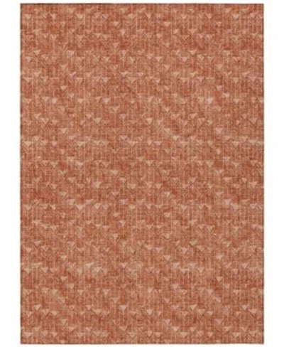 Addison Chantille Machine Washable Acn514 18x26 In Terracotta