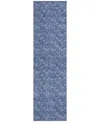 Addison Chantille Machine Washable Acn514 2'3x7'6 Runner Area Rug In Navy