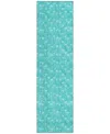 Addison Chantille Machine Washable Acn514 2'3x7'6 Runner Area Rug In Ocean