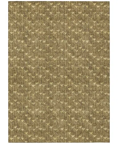 Addison Chantille Machine Washable Acn514 2'6x3'10 Area Rug In Brown