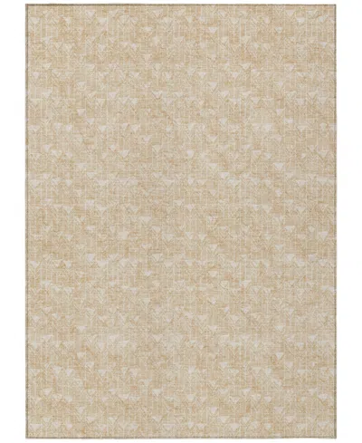 Addison Chantille Machine Washable Acn514 5'x7'6 Area Rug In Beige