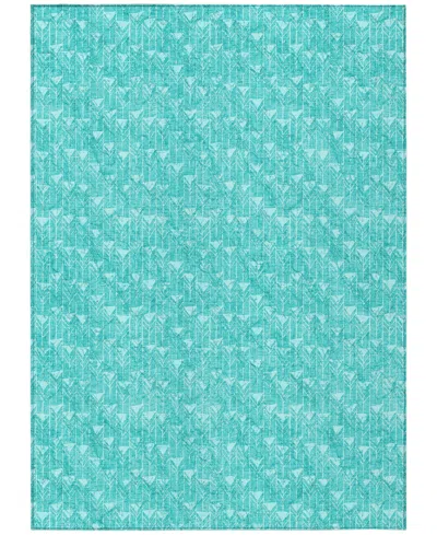 Addison Chantille Machine Washable Acn514 8'x10' Area Rug In Ocean
