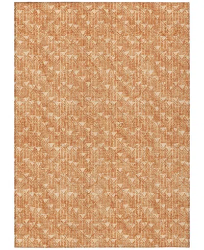 Addison Chantille Machine Washable Acn514 8'x10' Area Rug In Salmon