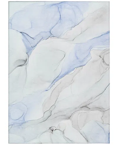 Addison Chantille Machine Washable Acn515 2'6x3'10 Area Rug In Blue