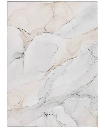 Addison Chantille Machine Washable Acn515 5'x7'6 Area Rug In Ivory