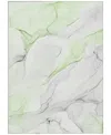 Addison Chantille Machine Washable Acn515 9'x12' Area Rug In Green