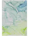 Addison Chantille Machine Washable Acn516 2'6x3'10 Area Rug In Green