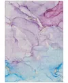 Addison Chantille Machine Washable Acn516 2'6x3'10 Area Rug In Purple