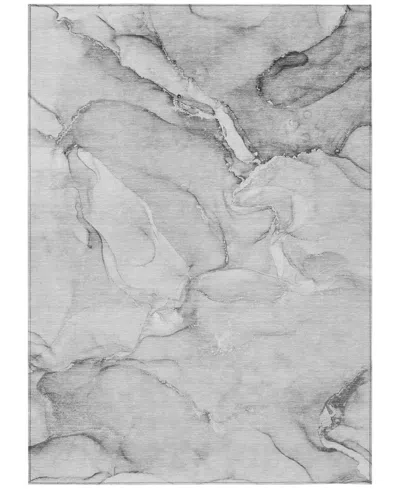 Addison Chantille Machine Washable Acn516 9'x12' Area Rug In Gray