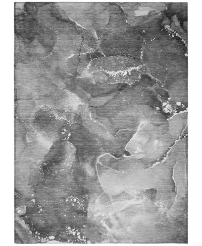 Addison Chantille Machine Washable Acn518 3'x5' Area Rug In Gray