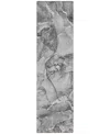 Addison Chantille Machine Washable Acn519 2'3x7'6 Runner Area Rug In Gray,white