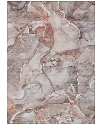 Addison Chantille Machine Washable Acn519 8'x10' Area Rug In Gray