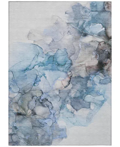 Addison Chantille Machine Washable Acn520 2'6x3'10 Area Rug In Blue