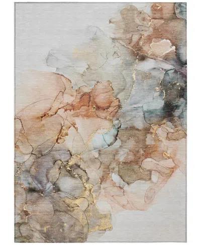 Addison Chantille Machine Washable Acn520 3'x5' Area Rug In Beige