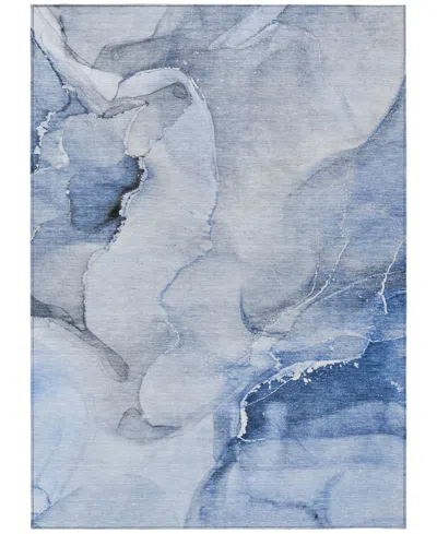 Addison Chantille Machine Washable Acn521 3'x5' Area Rug In Blue