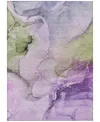 Addison Chantille Machine Washable Acn521 3'x5' Area Rug In Purple