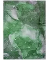 Addison Chantille Machine Washable Acn522 3'x5' Area Rug In Jade