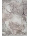 Addison Chantille Machine Washable Acn522 3'x5' Area Rug In Taupe