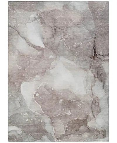 Addison Chantille Machine Washable Acn522 3'x5' Area Rug In Taupe