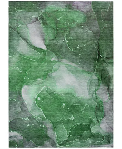 Addison Chantille Machine Washable Acn522 5'x7'6 Area Rug In Jade