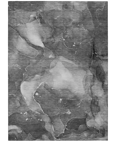 Addison Chantille Machine Washable Acn522 8'x10' Area Rug In Gray