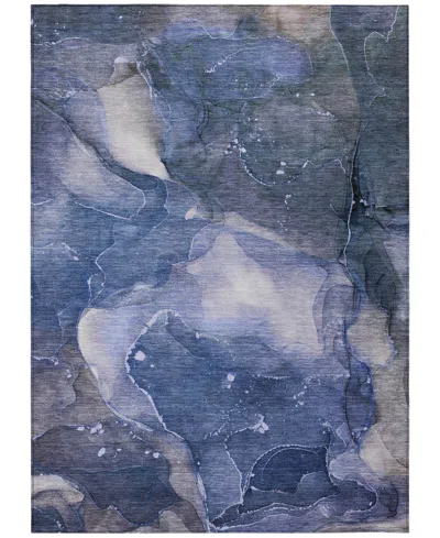 Addison Chantille Machine Washable Acn522 9'x12' Area Rug In Blue